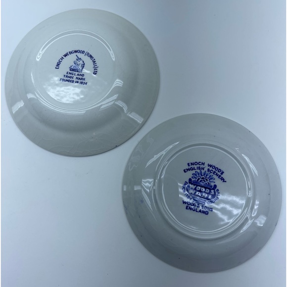 Vintage Schweppes Trinket Dish Blue Willow
Enoch Wood’s English Scenery Small - Picture 4 of 8